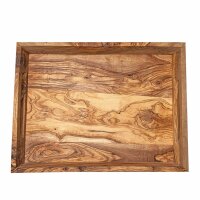 B-Ware Tablett Holz NH-B Olivenholz klein 35 x 26 x 7 cm