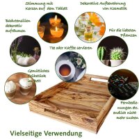 B-Ware Tablett Holz NH-B Olivenholz klein 35 x 26 x 7 cm