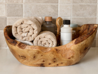 B-Ware Exklusive Olivenholz Schale ca. 33 x 21 cm mit...