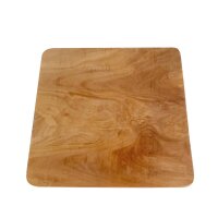 B-Ware Teller klein Olivenholz eckig 20 cm
