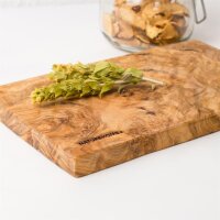 Frühstücksbrettchen Olivenholz, 25 x 15 cm