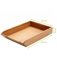 CLASSIC Ablage Buche, 35 x 25 x 8 cm